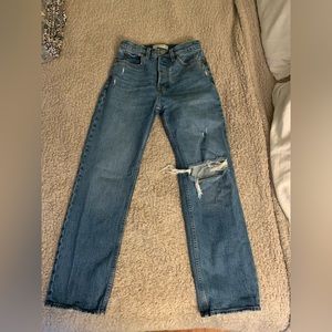 Abercrombie High Rise Dad Jean